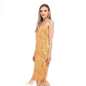 Sequin flapper dress costume